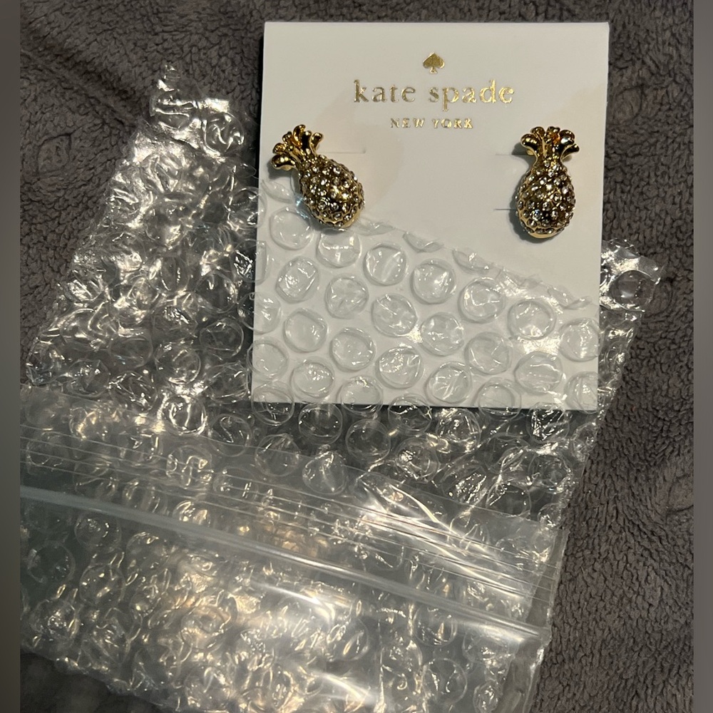 Kate Spade pineapple earrings